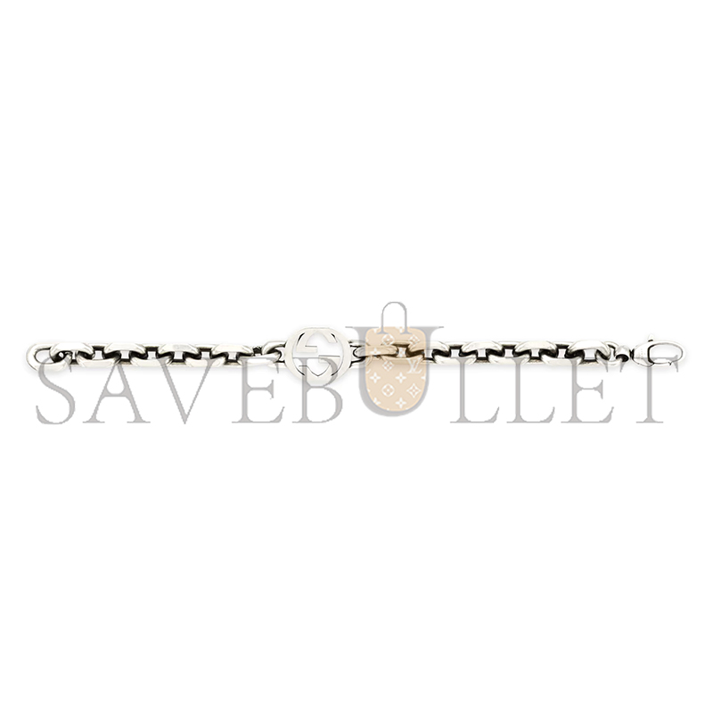GUCCI INTERLOCKING BRACELET 627068 J8400 0728 GUCCI INTERLOCKING BRACELET 627068 J8400 0728